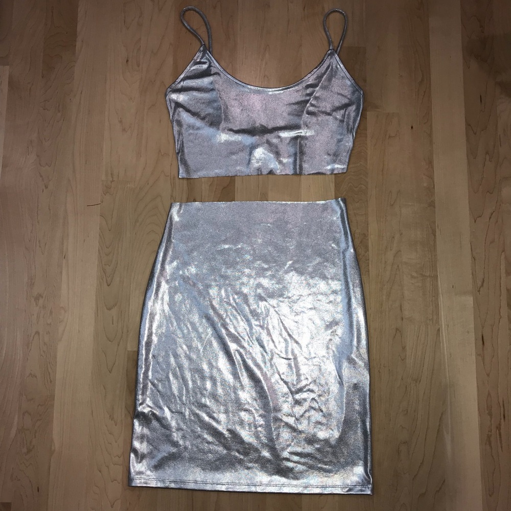 Matching top and skirt